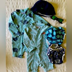 Baby Swim Bundle Simple Joys by Carter’s size 6-9m